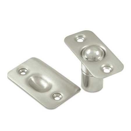 Patioplus Round Corners Ball CatchSatin Nickel Solid PA877979